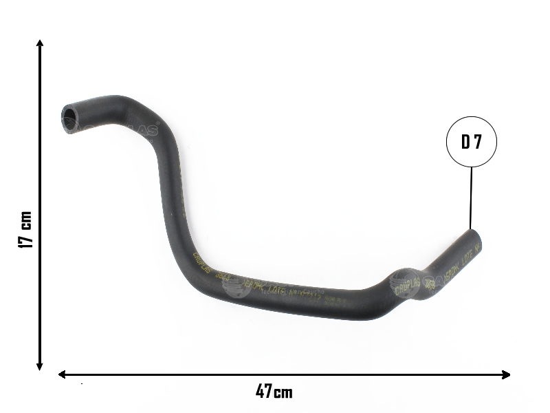 CAUPLAS MANGUERA CALEFACTOR ENTRADA FORD ESCORT OEM:7072771