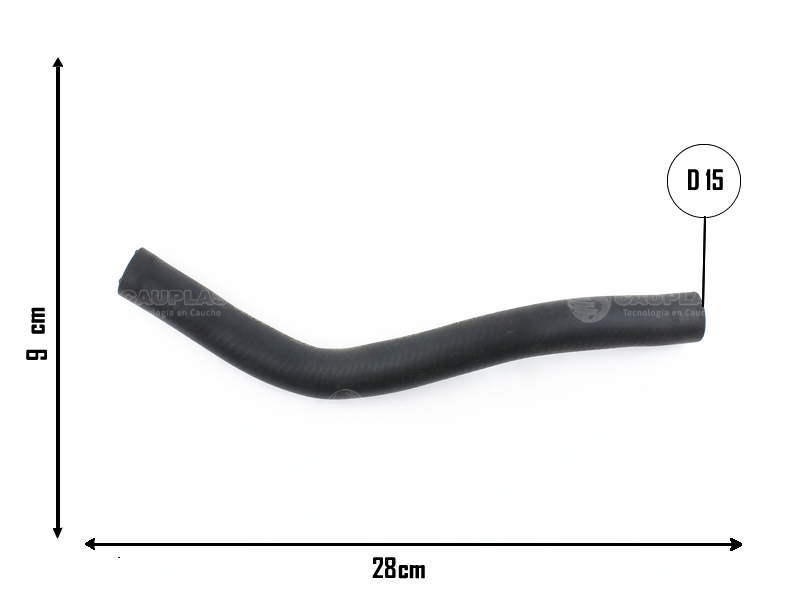 CAUPLAS MANGUERA CALEFACCION FORD ESCORT OEM:93AB18C266AD =YACO 1985