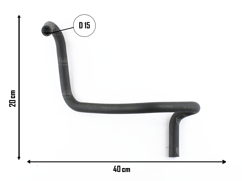 CAUPLAS MANGUERA CALEFACTOR ENTRADA FORD FIESTA OEM:89FG18D335HB =YACO 2146