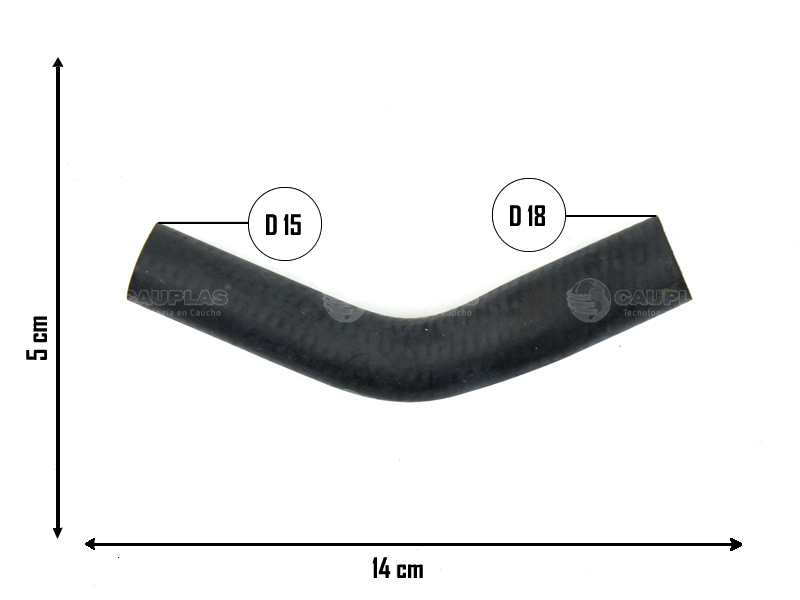 CAUPLAS MANGUERA CALEFACTOR FORD FOCUS I OEM:98AB18C266MC =YACO 3578