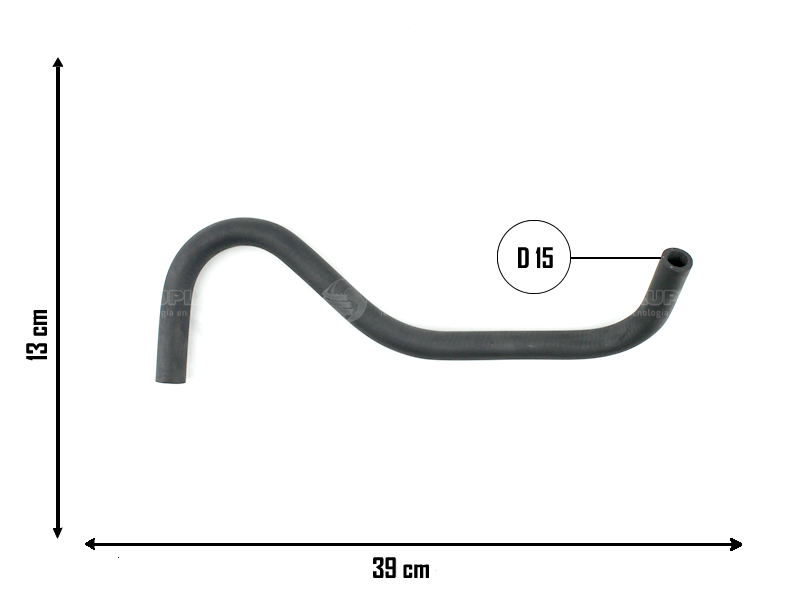 CAUPLAS MANGUERA CALEFACTOR ENTRADA FORD RANGER I  =YACO 2375