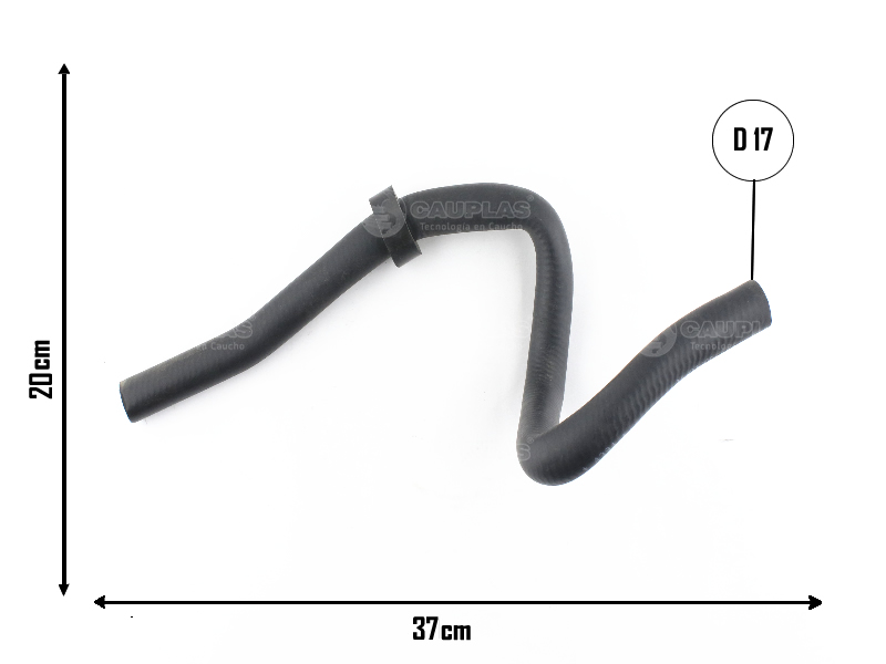 CAUPLAS MANGUERA CALEFACTOR ENTRADA FORD SIERRA OEM:84BR18472A =YACO 939