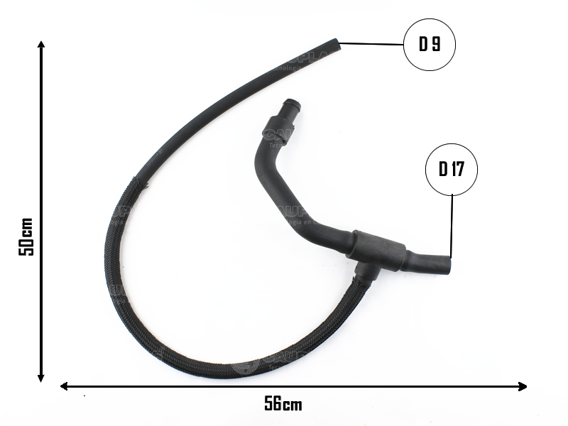 CAUPLAS MANGUERA CALEFACTOR ENTRADA RENAULT SCENIC I OEM:8200362861