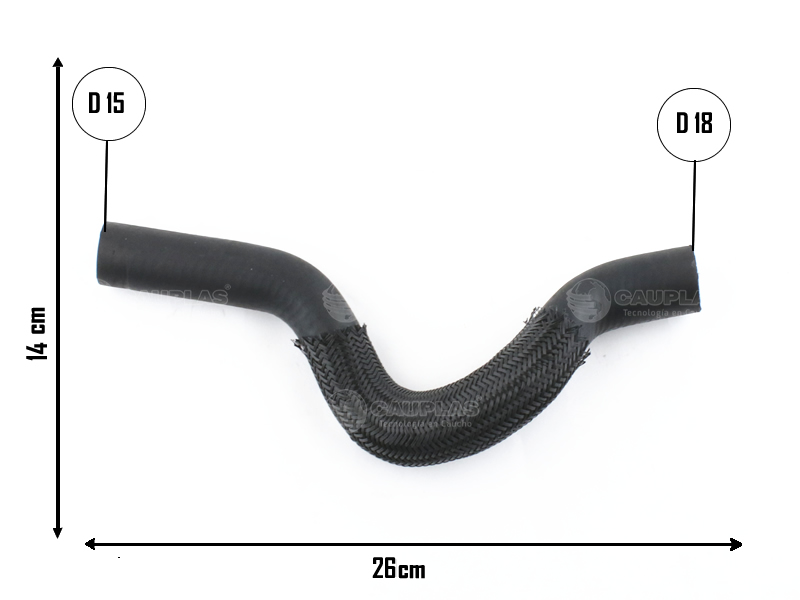 CAUPLAS MANGUERA CALEFACTOR ENTRADA RENAULT KANGOO