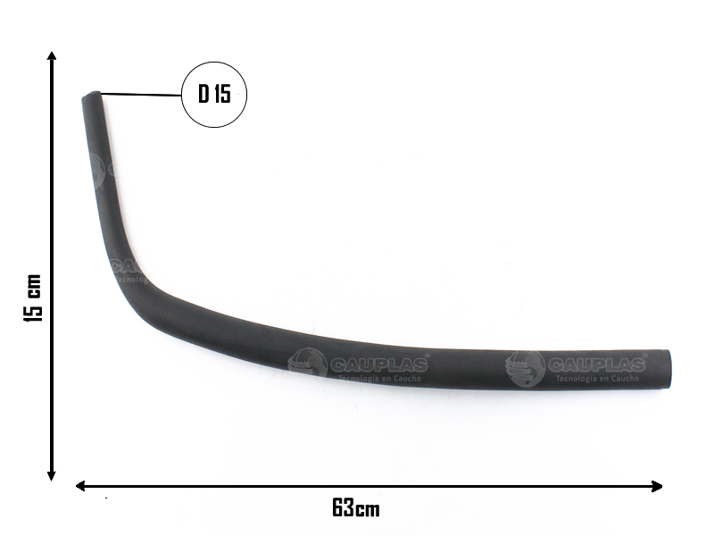 CAUPLAS MANGUERA CALEFACTOR FIAT TEMPRA OEM:7545974 =YACO 1344