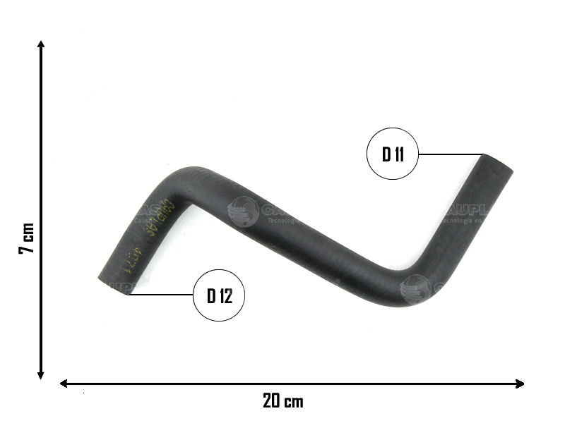 CAUPLAS MANGUERA CALEFACTOR SALIDA FORD ESCORT OEM:86AU18472A =YACO 1059