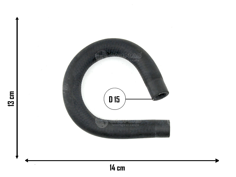 CAUPLAS MANGUERA CALEFACTOR SALIDA FORD FALCON =YACO 1067