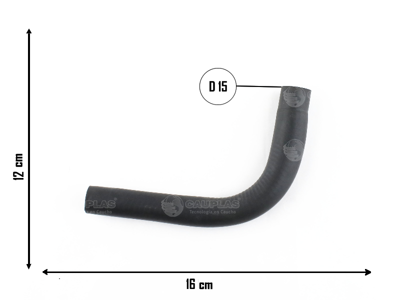 CAUPLAS MANGUERA CALEFACCION FORD RANGER I  =YACO 2008