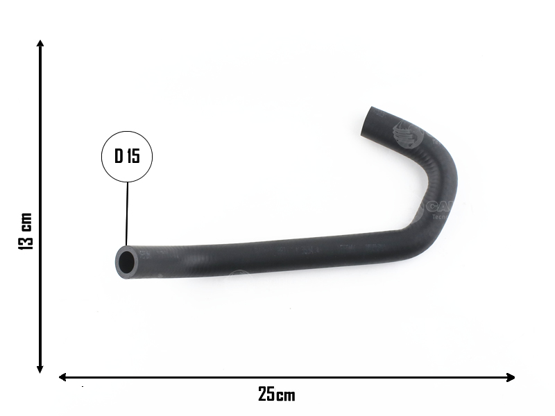 CAUPLAS MANGUERA CALEFACTOR SALIDA FORD SIERRA OEM:84BR18472B