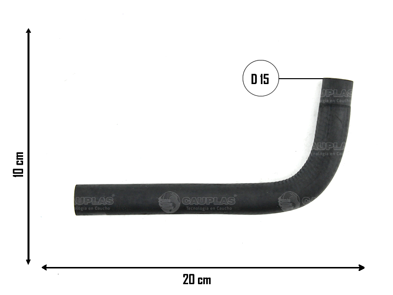 CAUPLAS MANGUERA CALEFACTOR ENTRADA FORD TAUNUS