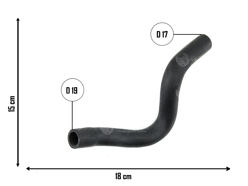 CAUPLAS MANGUERA CALEFACCION RENAULT 19 OEM:7702248606 =YACO 1499/1871