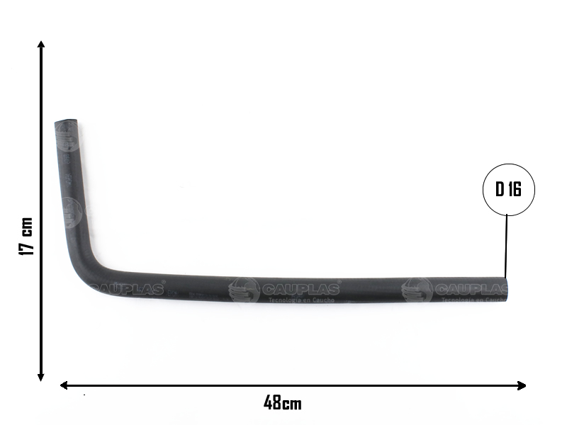CAUPLAS MANGUERA CALEFACTOR RENAULT 4 OEM:8528415 =YACO 491