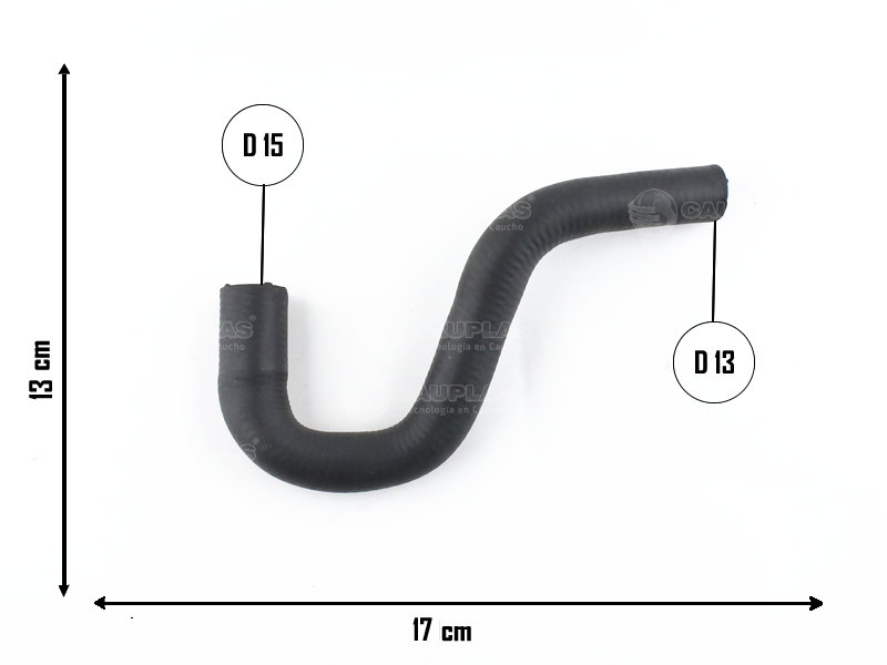 CAUPLAS MANGUERA CALEFACTOR FIAT PALIO I SIENA I STRADA I OEM:46555226 =YACO 2562