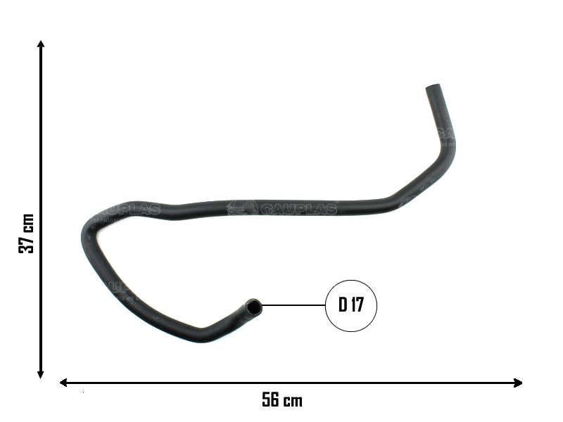 CAUPLAS MANGUERA CALEFACTOR SALIDA RENAULT 6  =YACO 1001