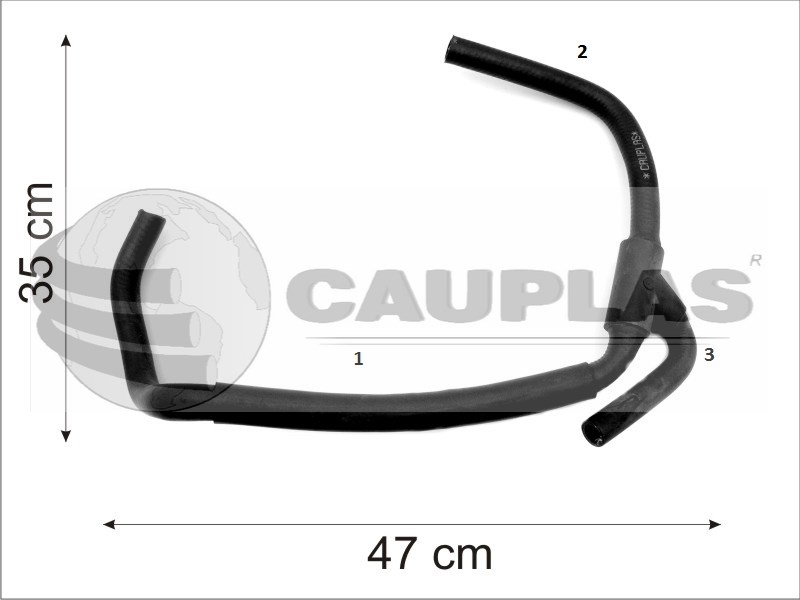CAUPLAS MANGUERA CALEFACTOR SALIDA RENAULT TRAFIC I OEM:7700312194