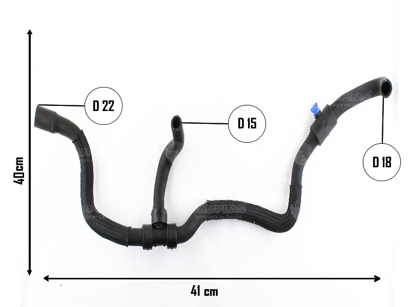 CAUPLAS MANGUERA CALEFACTOR SALIDA RENAULT KANGOO