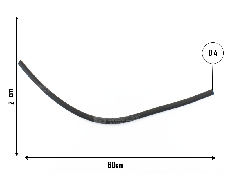 CAUPLAS MANGUERA COMBUSTIBLE FIAT 147 I/II FIORINO I OEM:19064287