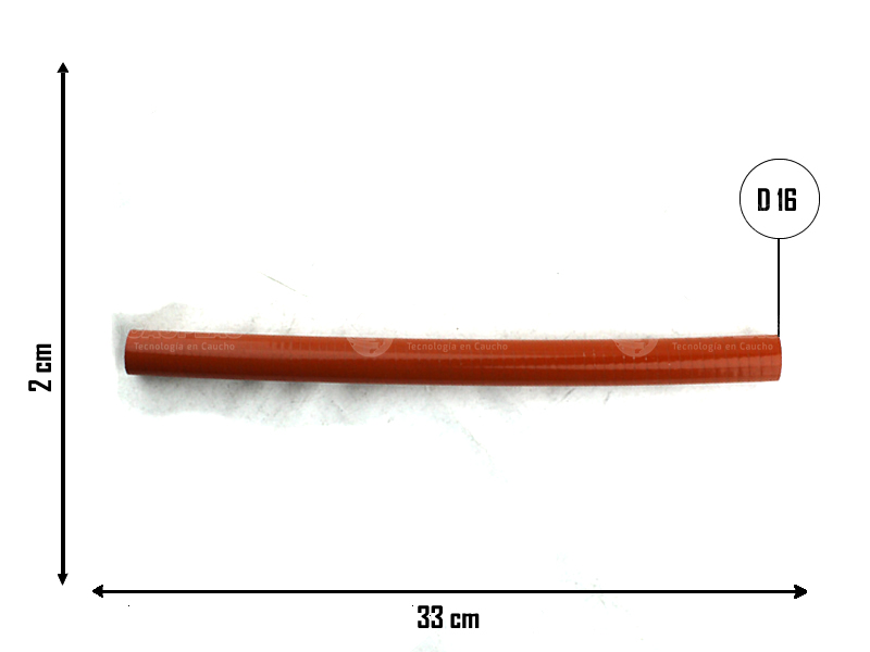 CAUPLAS MANGUERA DE SILICONA PASO DE AGUA/AIRE F100