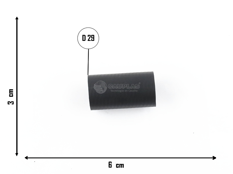 CAUPLAS MANGUERA CIRCULACION DE AGUA RENAULT 19 OEM:7705226128 =YACO 2766