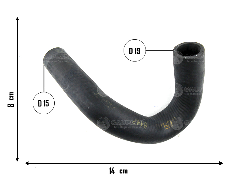 CAUPLAS MANGUERA COLECTOR DE ADMISION FIAT IDEA I OEM:7086220
