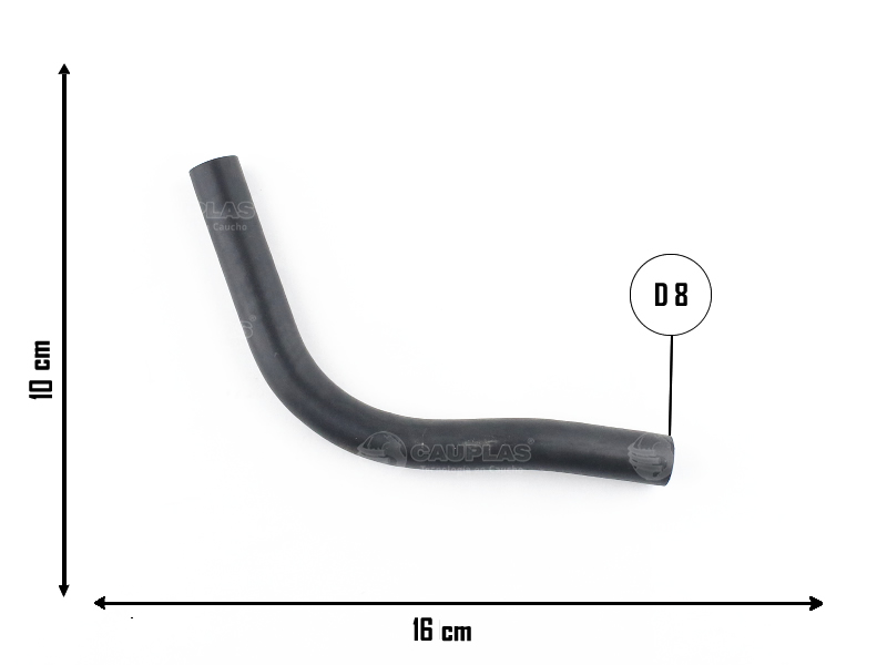 CAUPLAS MANGUERA COMBUSTIBLE FORD ESCORT OEM:84AU9W274B =YACO 1088