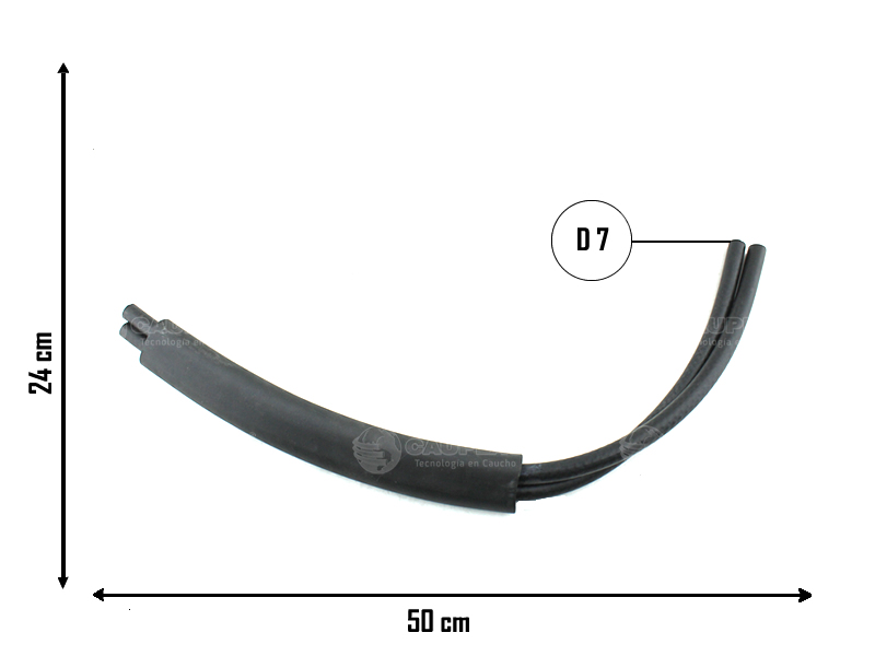 CAUPLAS MANGUERA COMBUSTIBLE ENTRADA/ RETORNO RENAULT 19 OEM:7702087497
