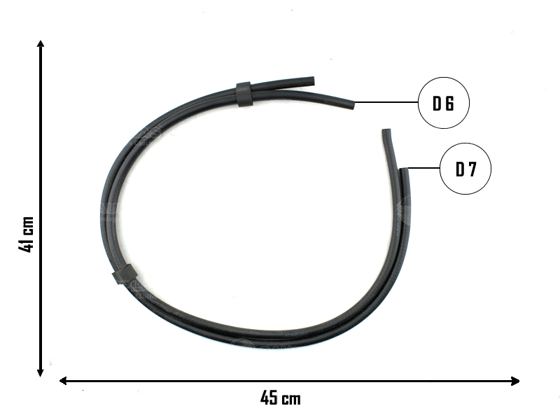 CAUPLAS MANGUERA COMBUSTIBLE ENTRADA / RETORNO RENAULT CLIO I