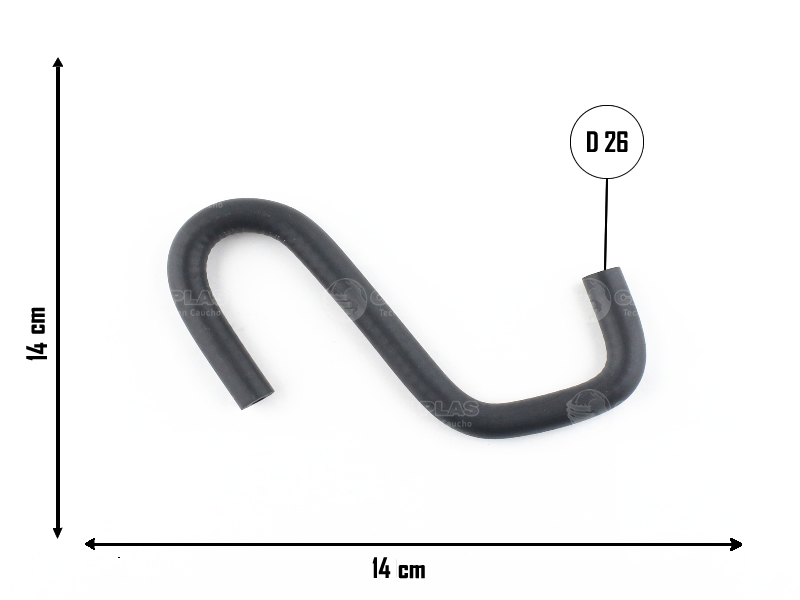 CAUPLAS MANGUERA COMBUSTIBLE FORD ESCORT OEM:86AU9K482BA =YACO 1063