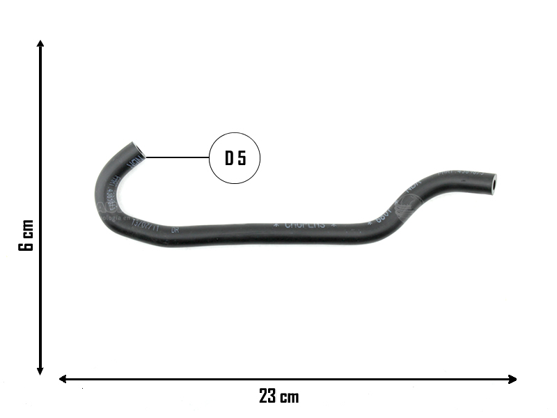 CAUPLAS MANGUERA PASO DE AGUA RENAULT KOLEOS NISSAN XTRAIL