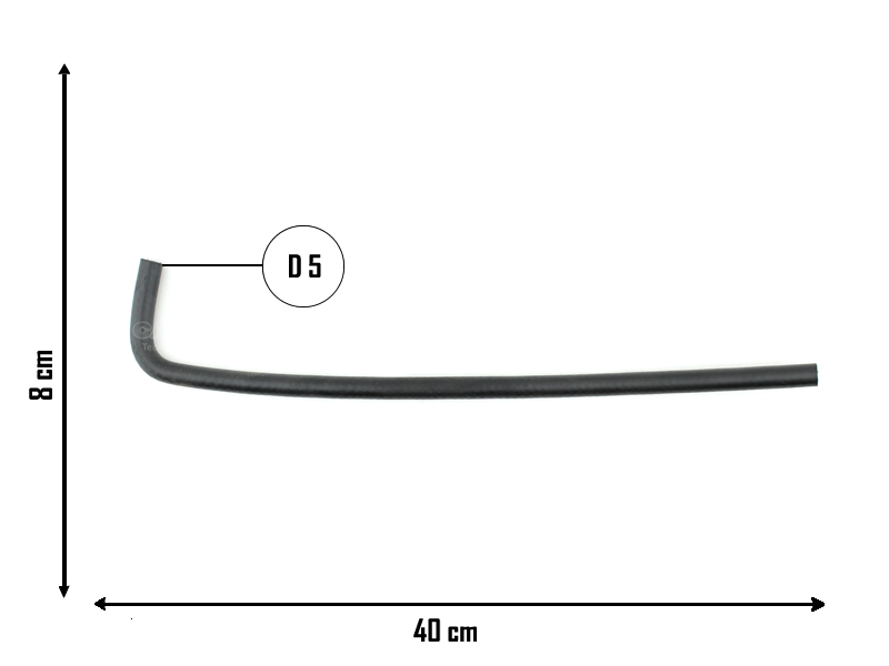 CAUPLAS MANGUERA COMBUSTIBLE RETORNO FORD ESCORT OEM:84AU9C327B =YACO 374