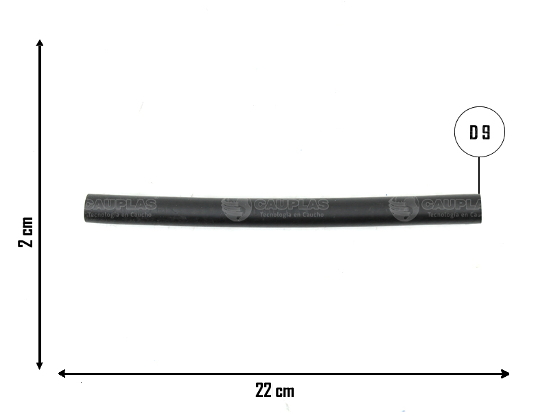 CAUPLAS MANGUERA COMBUSTIBLE F100 OEM:TO71201235C