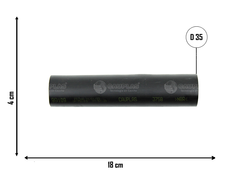 CAUPLAS MANGUERA COMBUSTIBLE FORD ECOSPORT I FIESTA II =YACO 3591