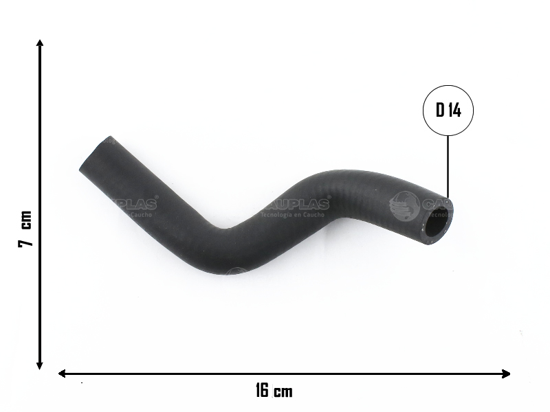 CAUPLAS MANGUERA REFRIGERACION RENAULT TORINO OEM:2066124 =YACO 565