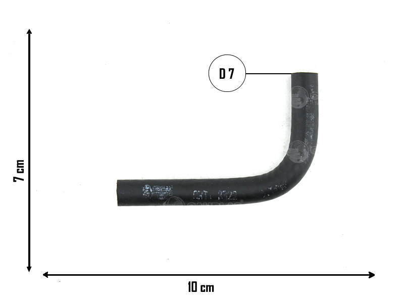 CAUPLAS MANGUERA REFRIGERACION FIAT DUCATO I OEM:1310284080 =YACO 2412