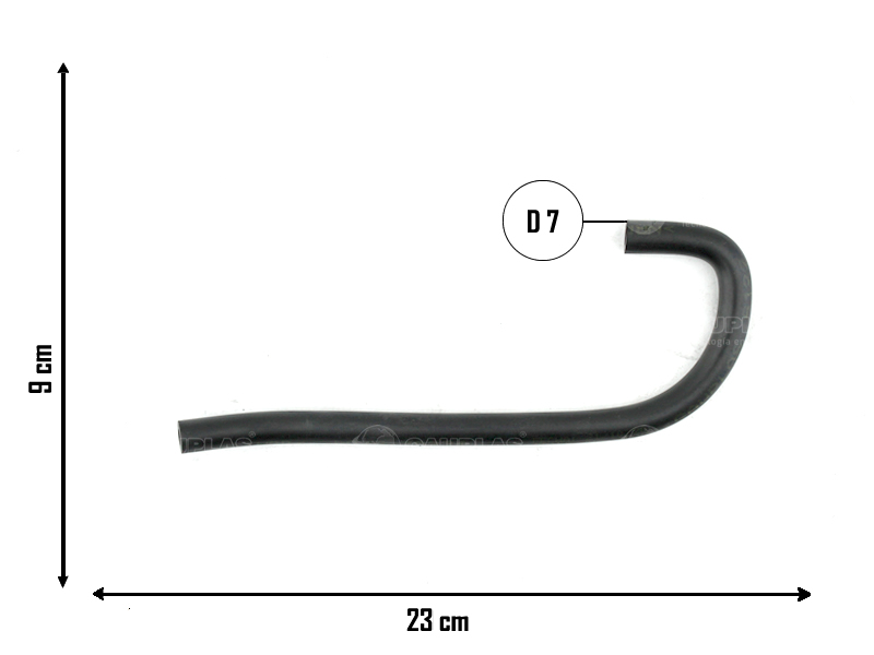 CAUPLAS MANGUERA DESCARGA DE GASES RENAULT 18 OEM:7702086199 =YACO 186