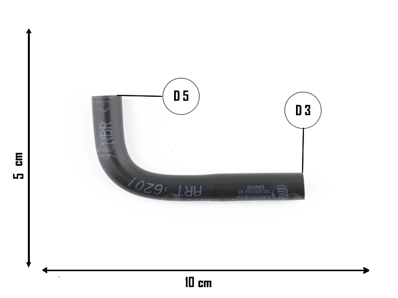 CAUPLAS MANGUERA CIRCULACION DE AIRE R19 CLIO I EXPRESS TRAFIC I OEM:7702220561