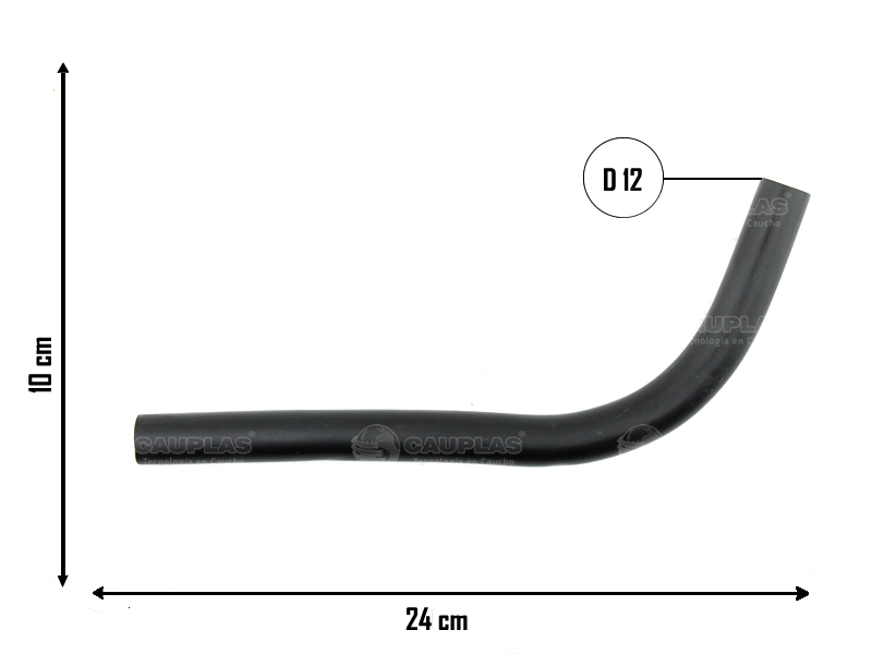 CAUPLAS MANGUERA CIRCULACION DE AIRE RENAULT 19 CLIO I EXPRESS OEM:7702220838 =YACO 1926
