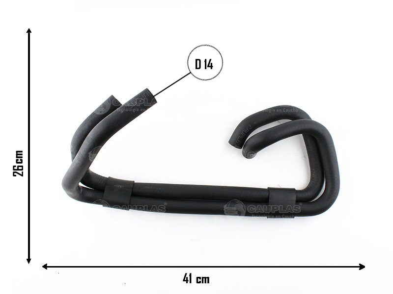 CAUPLAS MANGUERA CALEFACCION FORD ESCORT OEM:YS4118C266CB =YACO 2825/2826