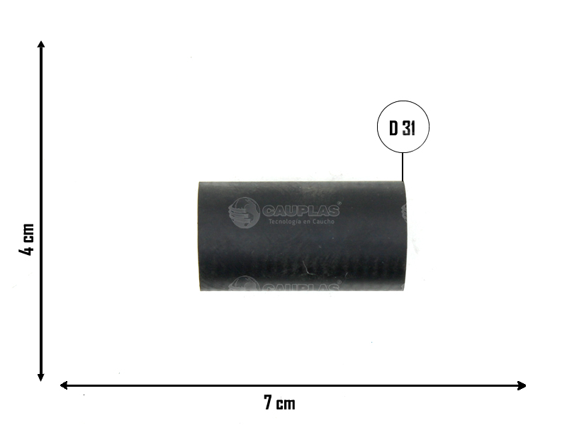 CAUPLAS MANGUERA BOMBA DE AGUA A CONECTOR T RENAULT 19