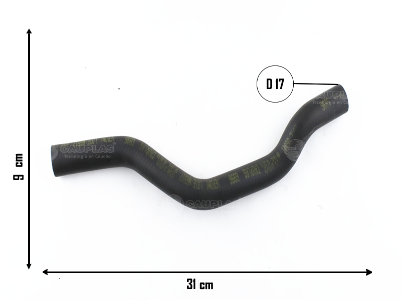 CAUPLAS MANGUERA CALEFACCION ENTRADA RENAULT KWID OEM:924004413R