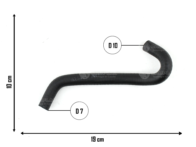 CAUPLAS MANGUERA CARBURADOR A CONECTOR 3 VIAS RENAULT 21  =YACO 1153