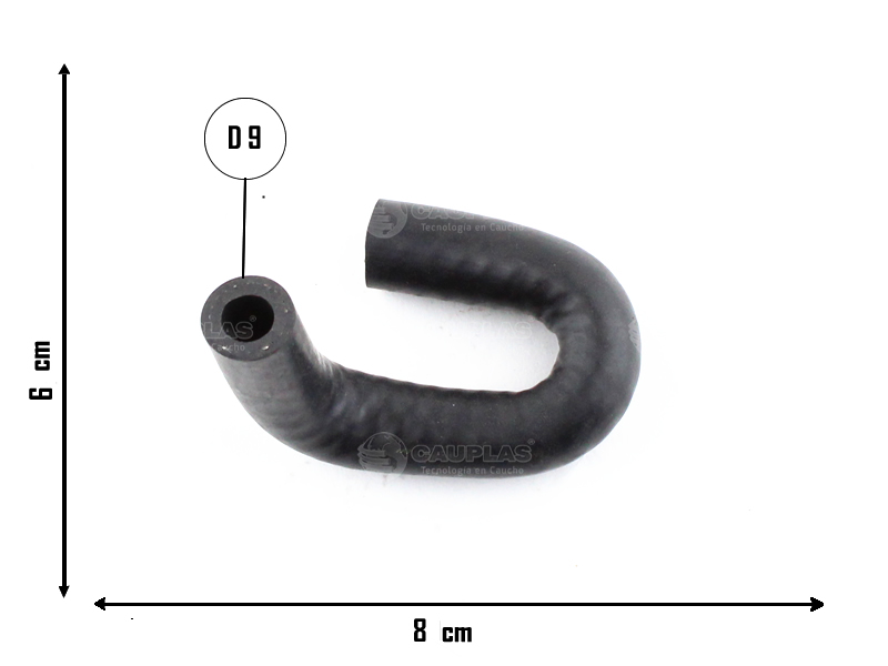 CAUPLAS MANGUERA CARBURADOR A MULTIPLE DE ADMIS RENAULT 21  =YACO 1742