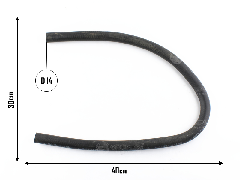 CAUPLAS MANGUERA CALEFACTOR FIAT UNO I DUNA OEM:46588824 =YACO 1472