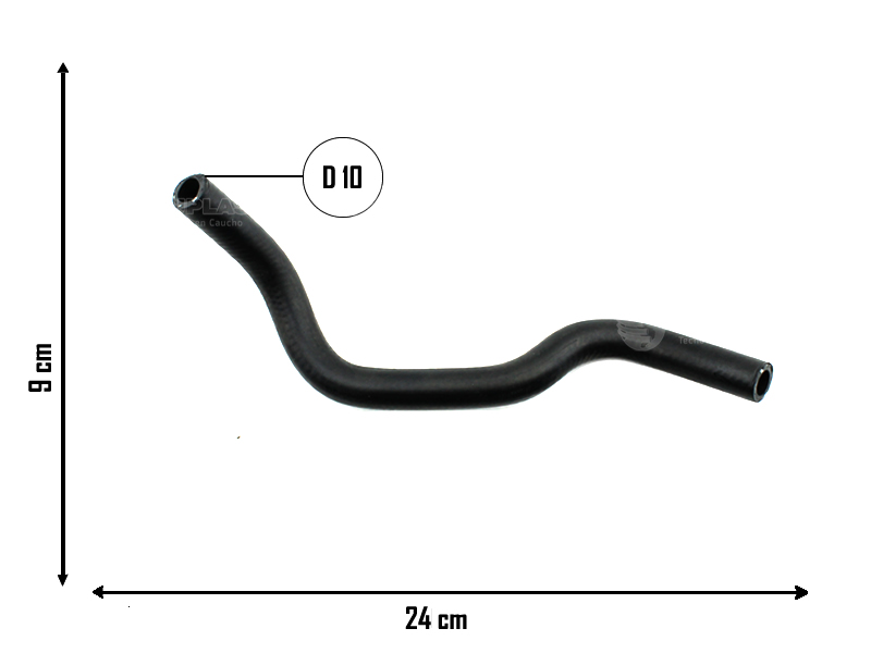 CAUPLAS MANGUERA DEPOSITO DE DIRECC HIDR A TUBO RIGIDO RETORNO RENAULT MEGANE I SCENIC I