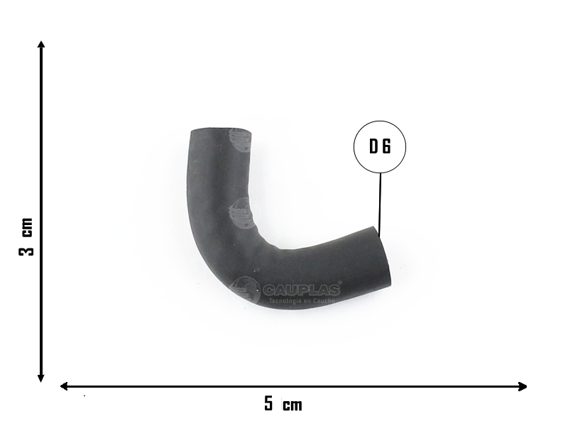 CAUPLAS MANGUERA CARBURADOR A FILTRO DE COMBUSTIBLE R19 R21 CLIO I
