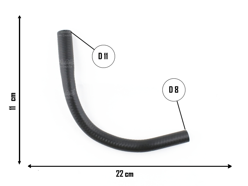 CAUPLAS MANGUERA MULTIPLE A CARBURADOR RENAULT 5 OEM:7700560402