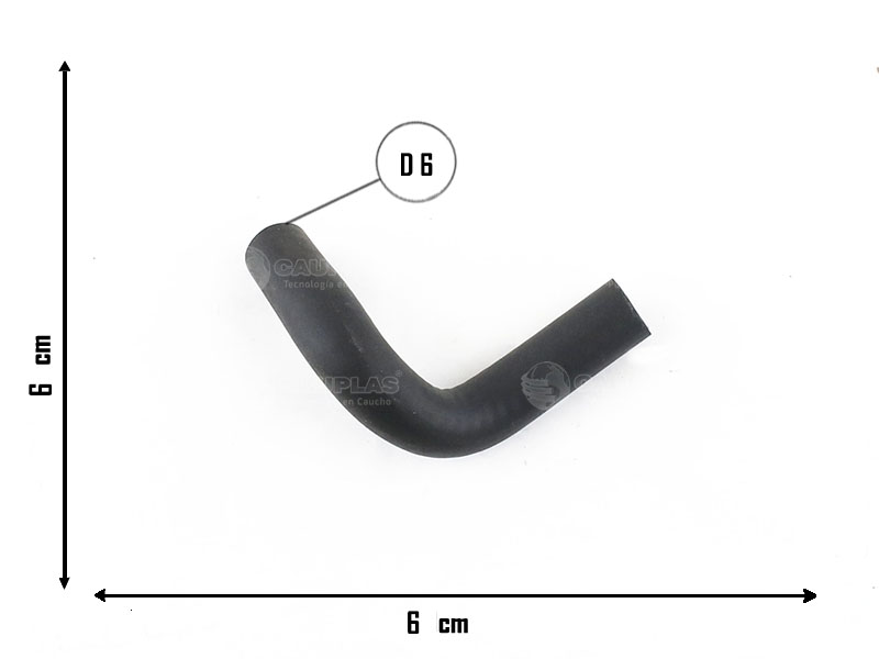 CAUPLAS MANGUERA TERMOSTATO A TUBO RIGIDO RENAULT 21  =YACO 1169