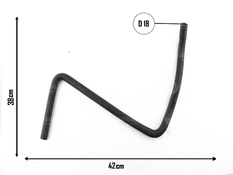 CAUPLAS MANGUERA TUBO RIGIDO A CONECTOR T RENAULT 18  =YACO 899