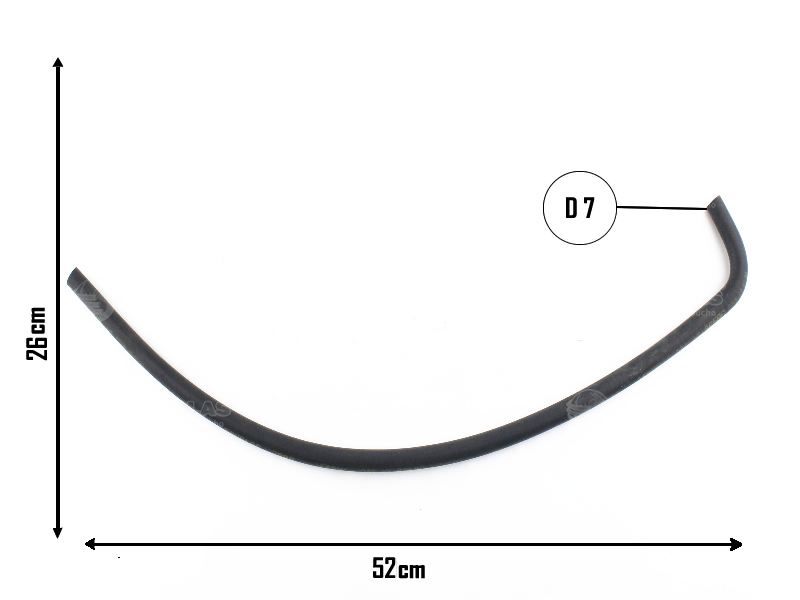 CAUPLAS MANGUERA VASO DE EXPAN A RADIADOR FORD RANGER I =YACO 2028