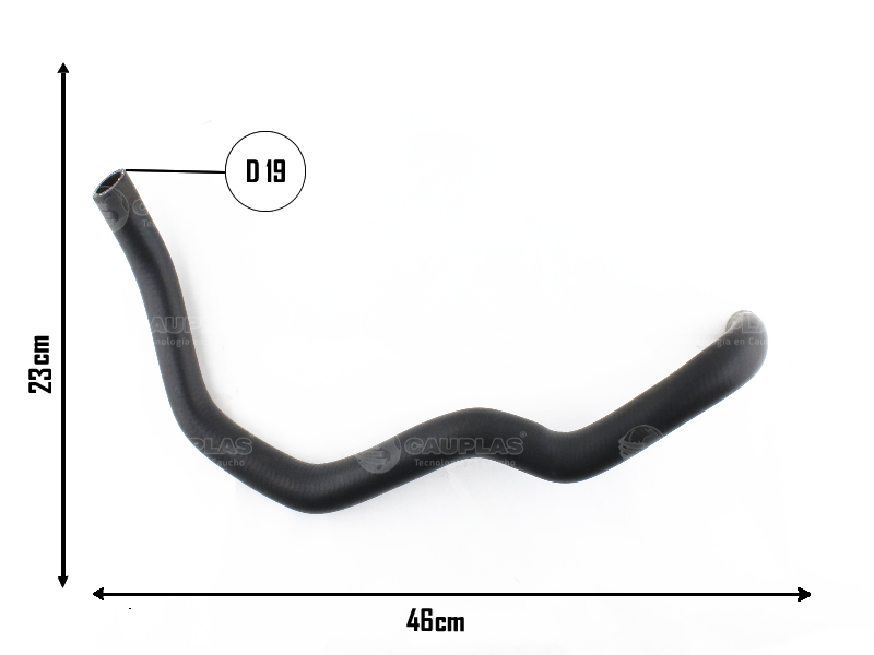 CAUPLAS MANGUERA DEPOSITO DE ACEI A BOMBA DIRECC HIDR FORD FOCUS I OEM:98AG3691JA =YACO 2772